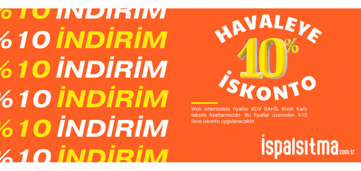 10 indirim
