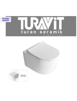 TURAVİT Rondo Rimless Asma Klozet Set