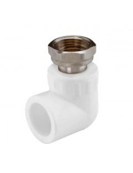 20 mm - 1/2' Köşe Oynar Başlıklı Rakor